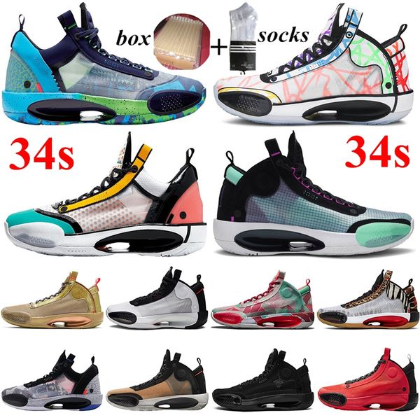 

with box 2021 34s men basketball shoes infrared 23 heritage low blue void high og 34 outdoor sports mens trainers sneakers 40-46