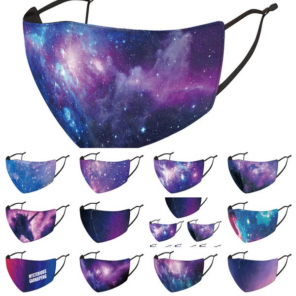 

in stock reusable star print face masks pm2.5 mouth anti-dust cotton fabric washable mask 9 nc6zo