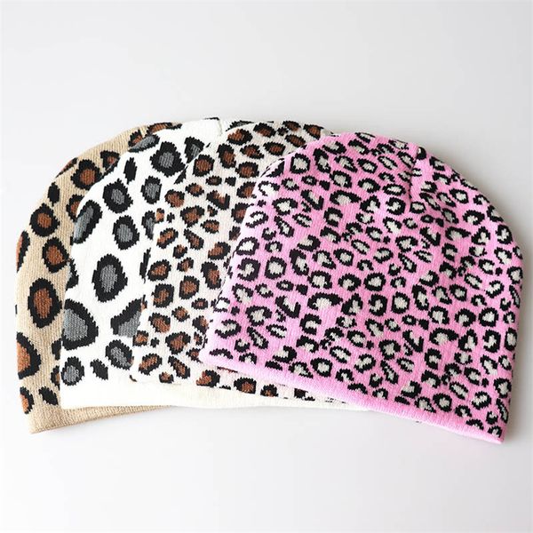

women leopard knitted beanies winter hat soft wool gorros bonnet hat new warm skull tuque cap headwear crochet hats ski earmuffs cap e122503, Yellow