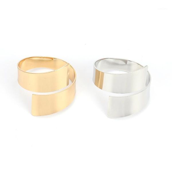 

napkin rings 2pcs stainless steel table decoration family gatherings use buckle holder gold/silver color1