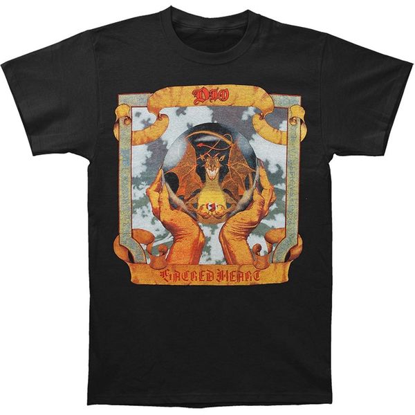 

jsr dio sacred heart ablum cover t shirt black loose short sleeve shirts 2018 t shirt tee sport hooded sweatshirt hoodie