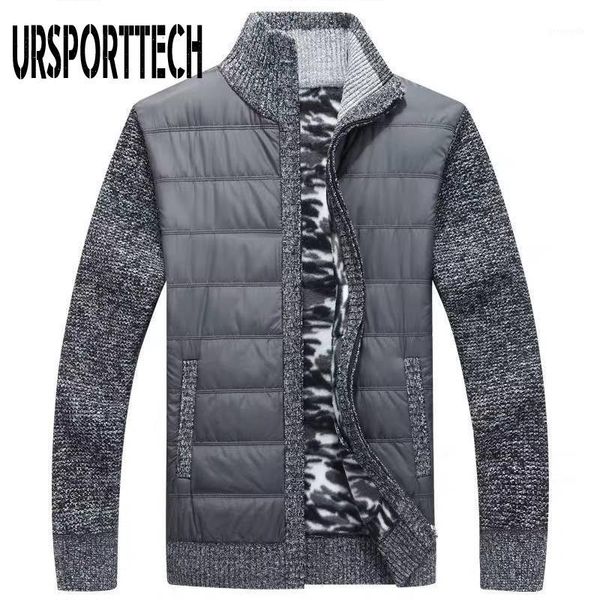 

plus size -3xl new men's thick sweater coat male autumn winter down sweatercoat black blue gray zipper sweater jacket outerwear1, White;black