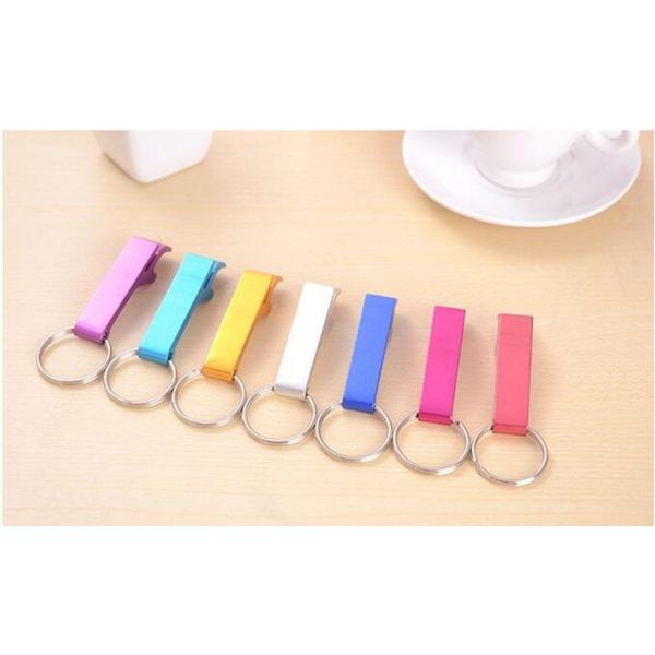 

eco-friendly christmas summer portable stainless steel beer wine bottle opener with keychain 2-in-1 design for jlllwn outbag2007