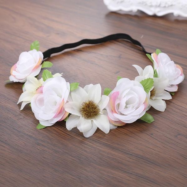 

haimeikang wedding headband for women hair accessories girls flower crown headdress scrunchies bezel wreath garland h qyldoh