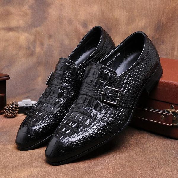 

удобные мужские кожаные ботинки oxfords кисточки кожаная обувь рабочая одежда свадебная мужчины, Black