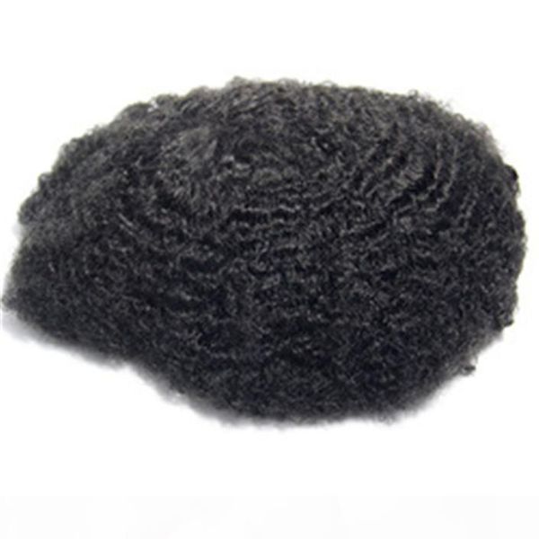 

afro hairpieces human hair piece men toupee curly men hair men toupee natural black color