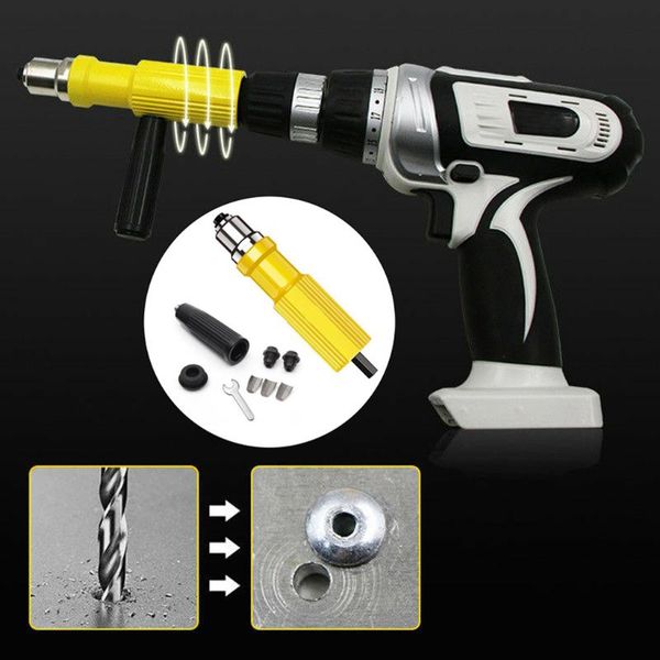 

электрический rivet nut gun клепка инструмент аккумуляторный клепка дрель адаптер вставьте nut бурильных адаптер # 10