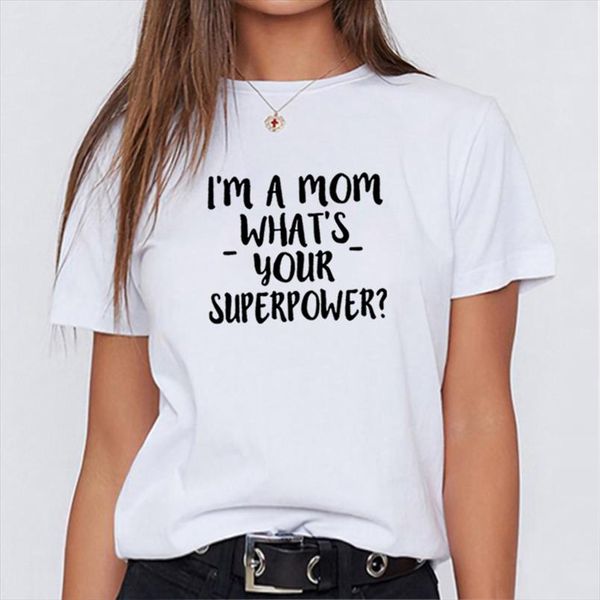 

2021 im mom tee рубашка femme с коротким рукавом смешные футболки женские футболка femme boho футболка хлопчатобумажные женщины топы белые, White