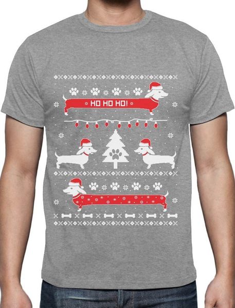 

men's fashion funny dachshund snow ho ho ho ugly christmas sweater t shirt xmas present funny tee sport hooded sweatshirt hoodie