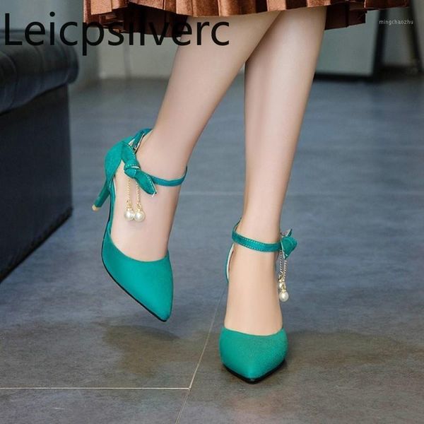 

dress shoes pumps spring and autumn butterfly-knot pointed shallow mouth buckle fine heel mid women's single shoe plus size 32-431, Black