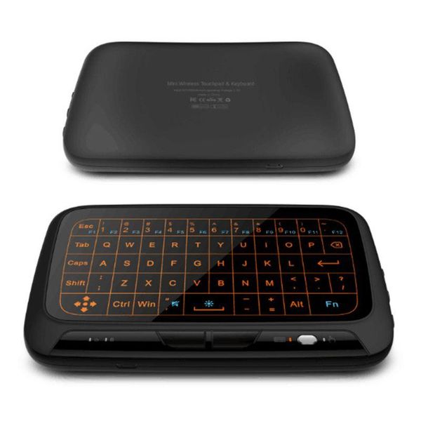 

h18 2.4ghz wireless mini keyboard with whole panel touchpad for computer/lap95ad