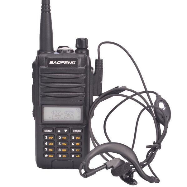 

baofeng tri-band fm ham radio comunicador uhf vhf 136-174/400-520/200-260mhz telsiz bf-a58s walkie talkie baofeng w/ earpiece