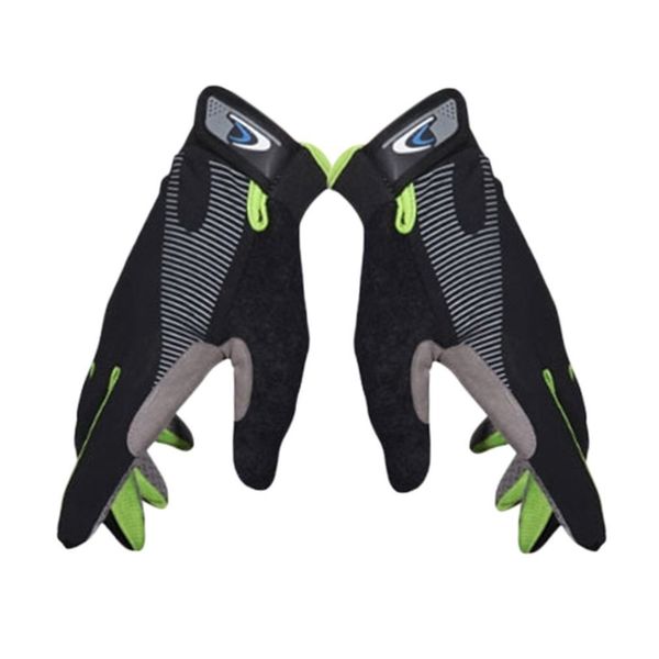 

1 pair outdoor hiking winter bicycle bike cycling for men women warm anti-slip & screen-touchable gloves valentines lycra, Blue;gray