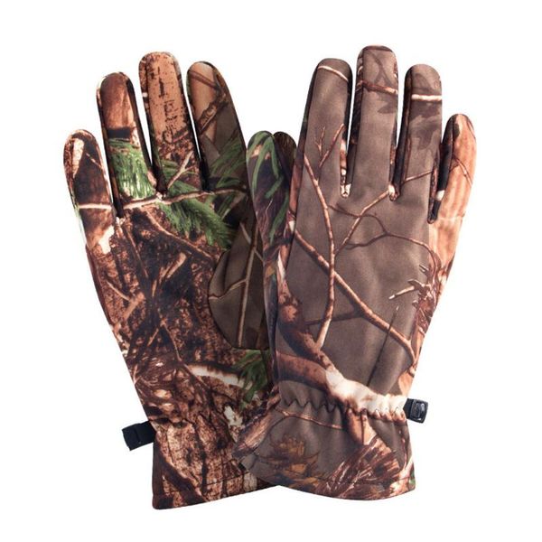 

ski gloves 1 pair of camo hunting full finger outdoor camouflage gear