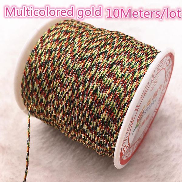 

10meters lot 0.8 1.0mm nylon cord thread chinese knot macrame cord bracelet braided string diy tassels beading string thread h qyltor