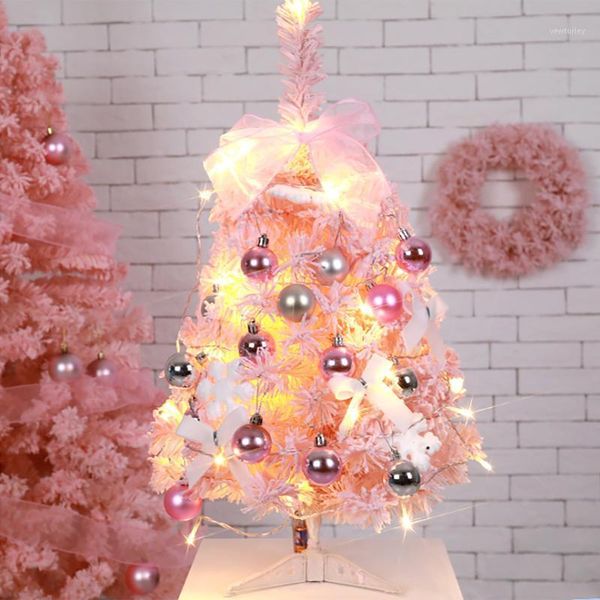 

christmas decorations 60cm tree for home kids girls gift pink lovely cute xmas cedar year party1