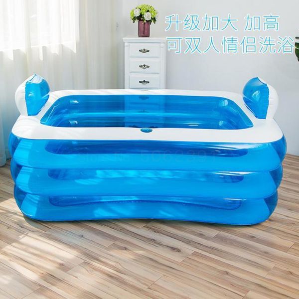 

bathing tubs & seats family bathtub couple inflatable thickened folding children's