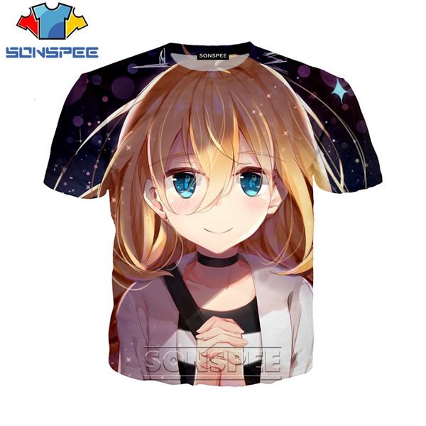 

anime angels of death leisure 3d print shirts humor comics humor men clothing