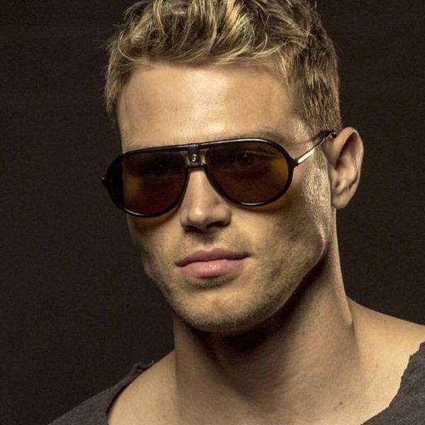 

sunglasses oversized pilot women men gradient lens vintage retro black women's glasses, White;black