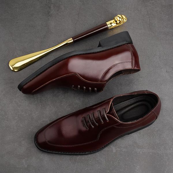 

casuales shoes cuero leisure man causal spring male sapato sapatos casual mens flat men 2020 fashion leather zapatos for de, Black