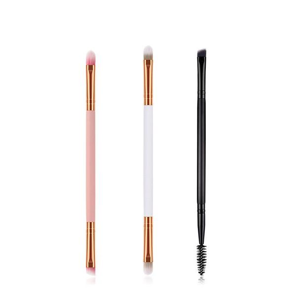 

wholesale 10pcs makeup brushes set cosmetic powder eye shadow foundation blush blending beauty 3color handle make up brush