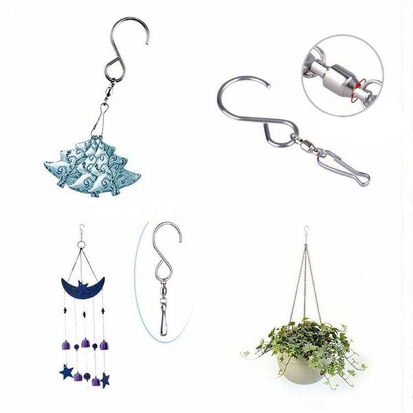 

поставка twisters клипы кристалл для ounona и партия поворотный висячие 6шт крючки спиннерс вешалка ветер куранты jlldwq ffshop2001