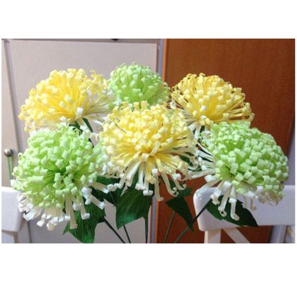 

25*250cm 1 roll colorful tissue wrinkles paper rolls diy flower making material paper for wedding party christmas de jlldyl