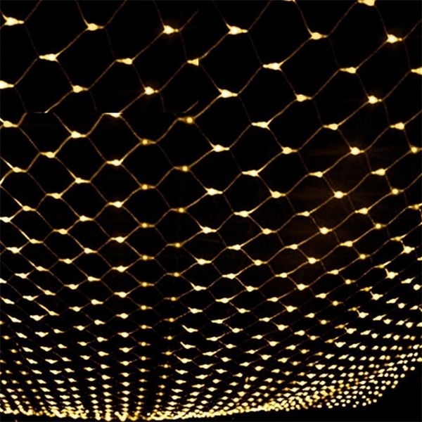 Fairy String Light 8MODELS сетка Net-Faved 3x2M / 6x4m с хвостом Водонепроницаемый сад Рождественские свадебные фона Дерево Украшение Y201020