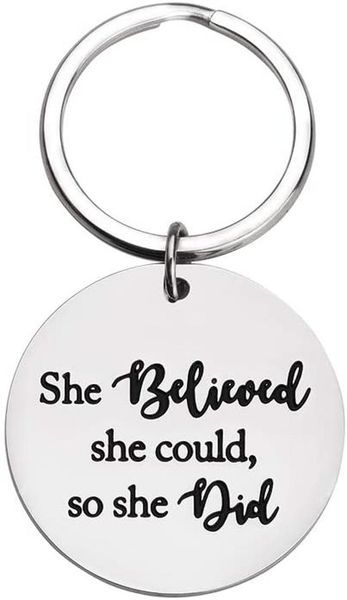 

вдохновенный подарки keyholder key chain она полагала, что она могла так что она key ring school подарки для son дочь девочки мальчики sqcex