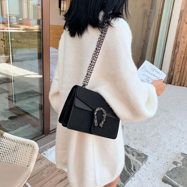 

crossbody bags for women leather handbags ladies messager shoulder bags chain zipper closed fashion designer sac a main