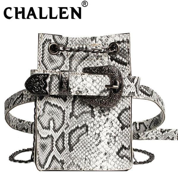 

woman small snake print flap bags summer korean version chain mobile phone bag shoulder messenger bag mujer sac a main b43-25