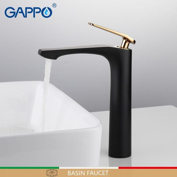 

gappo basin faucets black basin mixer faucet for bathroom sink faucets tall waterfall bathroom faucet mixer tap torneira tapware1