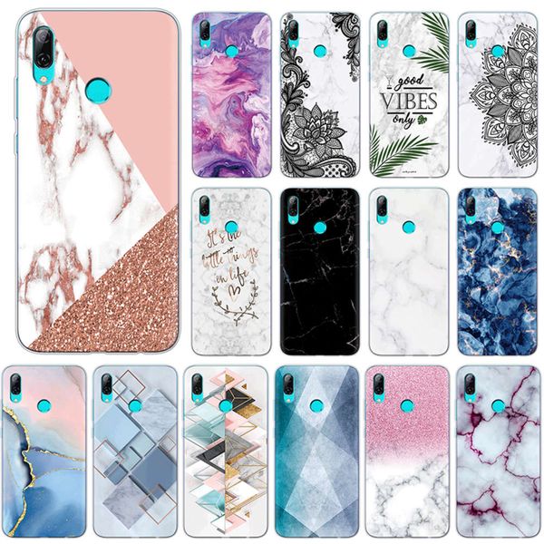 

huawei p smart 2019 marble tpu sheath, huawei psmart2019 soft silicon back sheath, 6.2 "transparent sheath