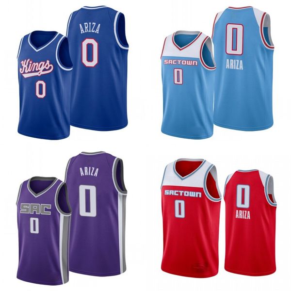 

sacramento kings men trevor ariza basketball jersey, Black