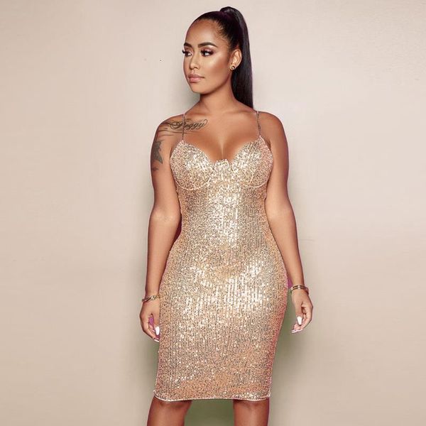 

padded v neck stretchy silver sequin mini dress gold tight package hips backless full lining evening club party dress, Black;gray