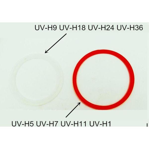 

6 pieces per lot spare sealing ring for jebo sterilizer uv lamp light inside aquarium pond fish tank clarifi qylwuc bdenet