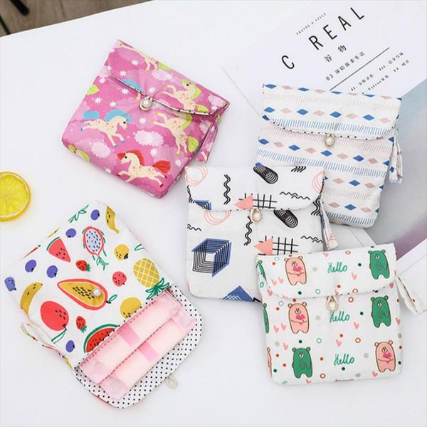 

large capacity travel cosmetic bag women sanitary receiving bag cute cotton makeup case pouch toiletry wash beaut kit girl