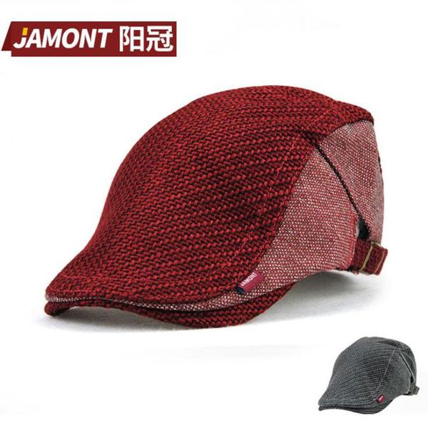 

jamont] vintage new and twill cotton baseball cap vintage knit adjustable hat gift gorras, Blue;gray