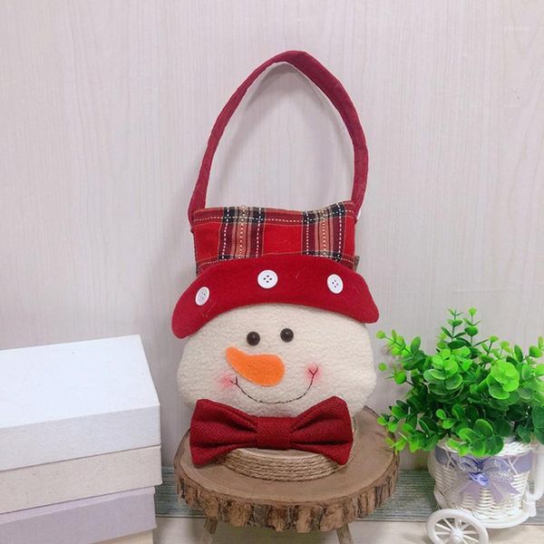 

christmas decorations stocking plaid santa claus gift bag kids decoration candy tree ornaments supplies drop1