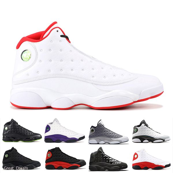 

with socks good quality 13 bred chicago flint atmosphere men basketball shoes running 13s melo sneakers size 40-47