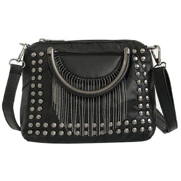

rock river ladies handbag mini fashion chain tassel ladies shoulder bag girl flip messenger bag