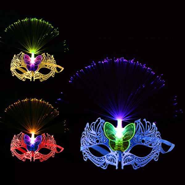 

toy mystery creative fiber light style mask design girl bar party performance festival supplie halloween decoration led shining