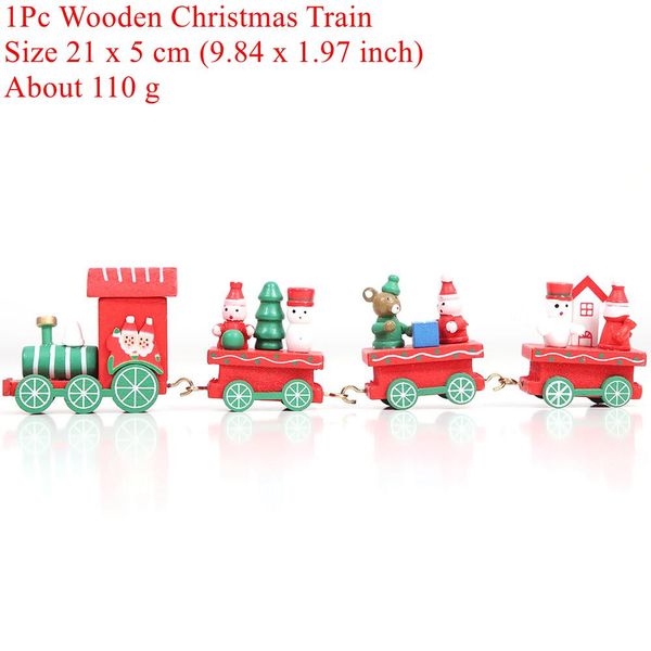 

luanqi рождественские украшения с рождеством украшения деревянный поезд xmas щелкунчика санта-клауса игрушка подарка crafts natal noel 2020