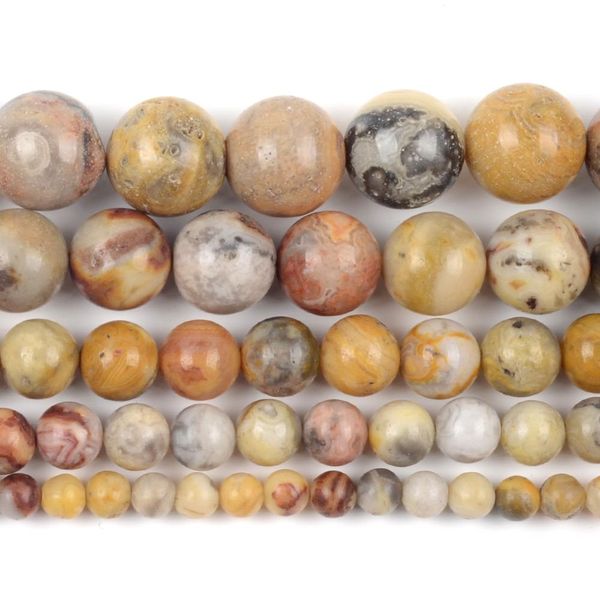 

natural bamboo leaf agates stone beads round loose spacer beads for jewelry making 4/6/8/10/12mm diy bracelet handmade necklace