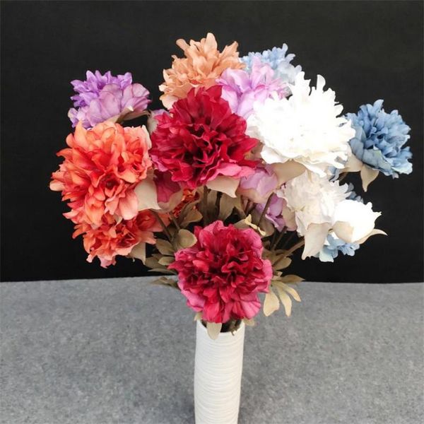 

decorative flowers & wreaths 7p fake autumn peony 29.17" length simulation melaleuca peonia for wedding home showcase artificial f