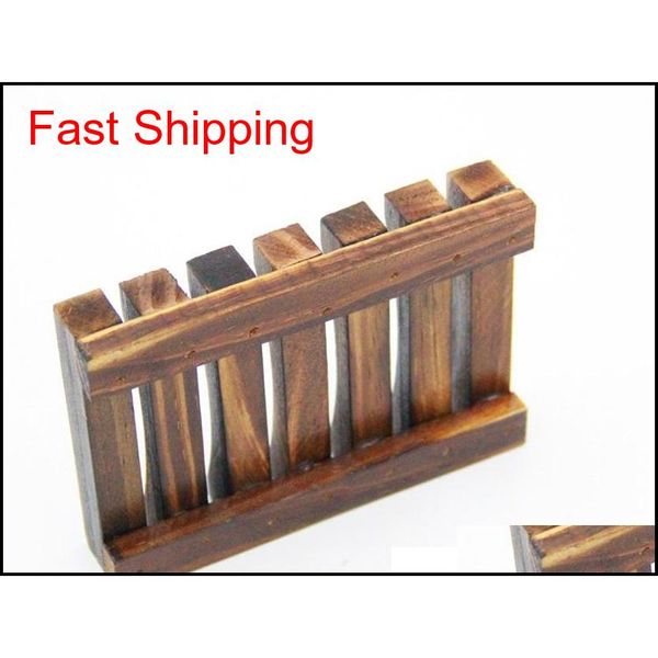 

natural wooden bamboo soap dish tray holder storage soap rack plate box container for bath sh qylers sports2010