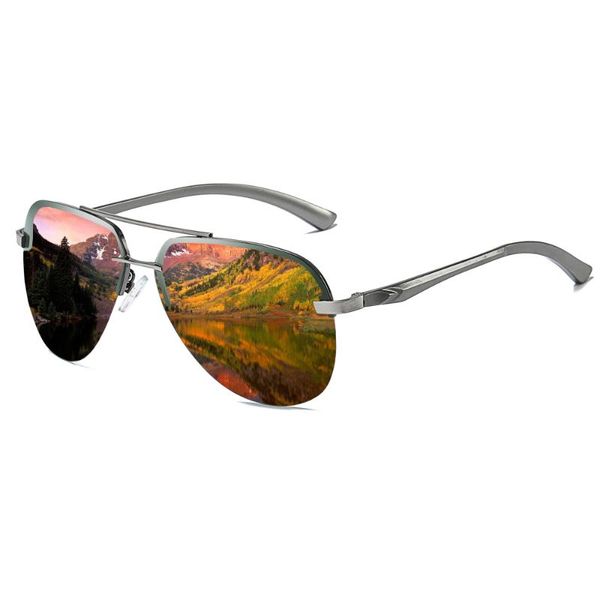 

yeckpowo men's sunglasses polarized gafas 2021 uv400 sun glasses vintage eyewear masculino lens anti-reflecive, White;black