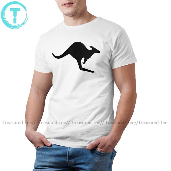 

kangaroo black modern caution kangaroo cotton short sleeves xxx print male hoodie designers t shirts sweatshirt