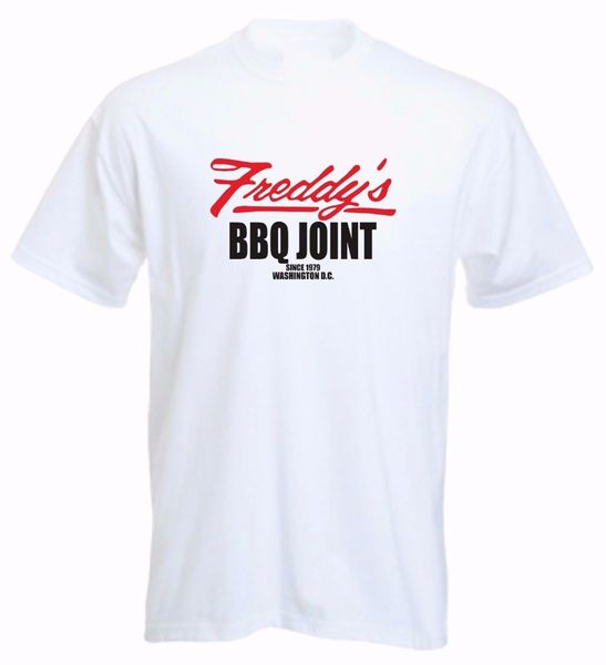 

sport summer style fashion men cartoon print short sleeve t-shirt freddy's bbq joint washington dc t shirt freddies