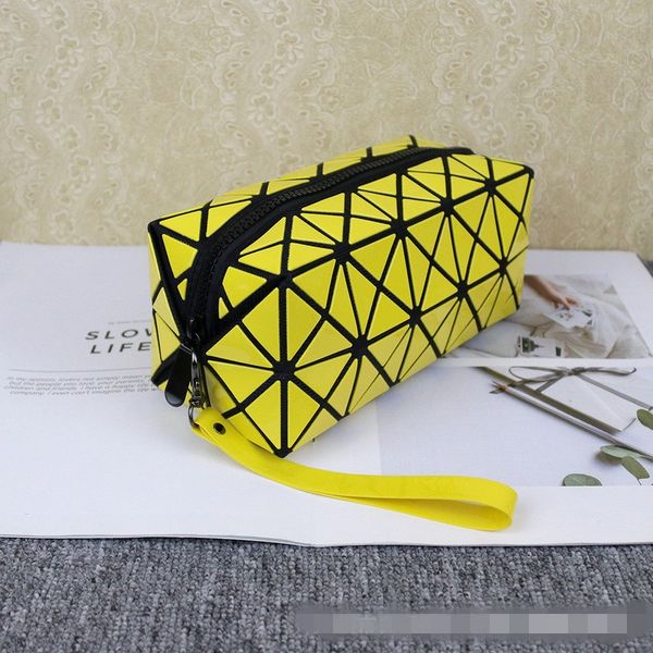 

women cosmetic bag cases geometric folding make up bag pvc organizer case beauty bags shouder handbags storage bags tools 39 l2
